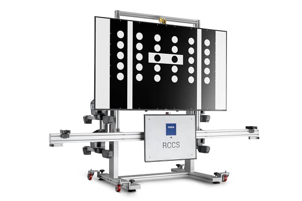 TEXA RCCS 3 EVO ADAS calibration system with targets and radar panel